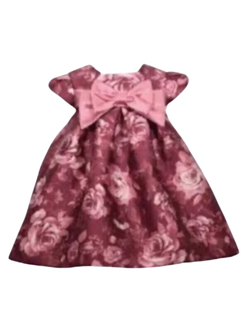 Bonnie Baby Baby Girl Mauve Pink Fancy Dress 18M